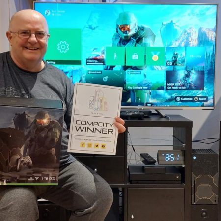 Paul Newell Halo Xbox Winner CompCity Giveaways