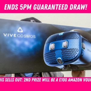 Win this HTC Vive Cosmos VR Headset & Controllers - Full Kit