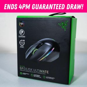 Win this awesome Razer Basilisk Ultimate Wireless Mouse with Charging Dock