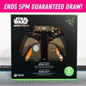 Win this Awesome BOBA FETT™ EDITION RAZER WIRELESS CONTROLLER & QUICK CHARGING STAND FOR XBOX