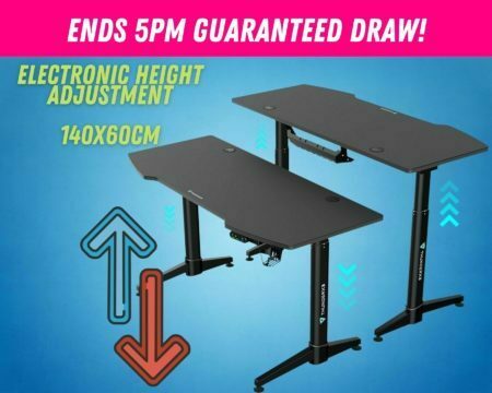 Win this Awesome ED7 Height Adjustable Gaming Desk