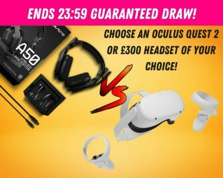 Win a £300 headset of your choice or an Oculus Quest 2 128gb! If you're the lucky winner, you get to choose the prize! ENDS 23:59 TONIGHT! 523 tickets in total!  ???? 50pp max ???? £1.19 an Entry