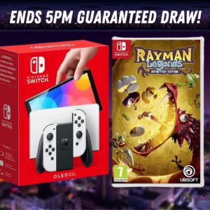 Win this EPIC Nintendo Switch OLED in white with Rayman Legends Definitive Edition