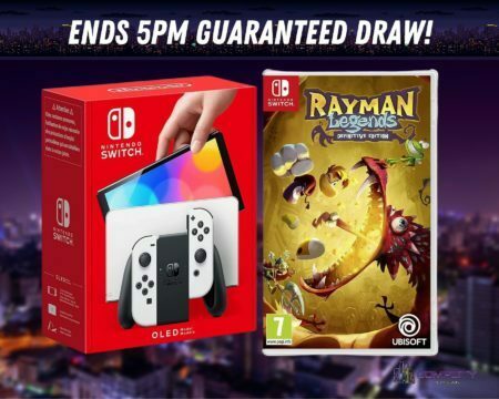 Win this EPIC Nintendo Switch OLED in white with Rayman Legends Definitive Edition