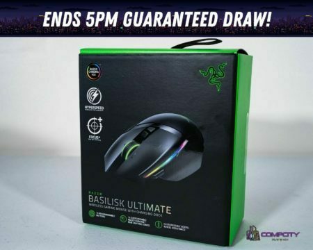 Win this awesome Razer Basilisk Ultimate Wireless Mouse with Charging Dock!