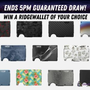 Win a Ridgewallet of your choice!