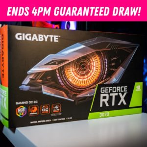 Win this Awesome Gigabyte RTX 3070 GAMING OC!