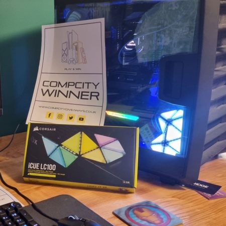 Ben Lambert Corsair iCUE LC100 Starter Kit 1 CompCity Giveaways