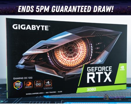 Win a GIGABYTE RTX 3080 GAMING OC! 