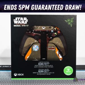 Win this Awesome BOBA FETT™ EDITION RAZER WIRELESS CONTROLLER & QUICK CHARGING STAND FOR XBOX with CompCity Giveaways!