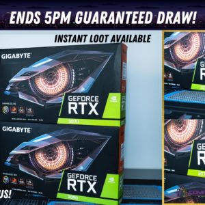 Win 2 Graphics Card! YES TWO - 1 x RTX 3070 and 1 x RTX 3080!