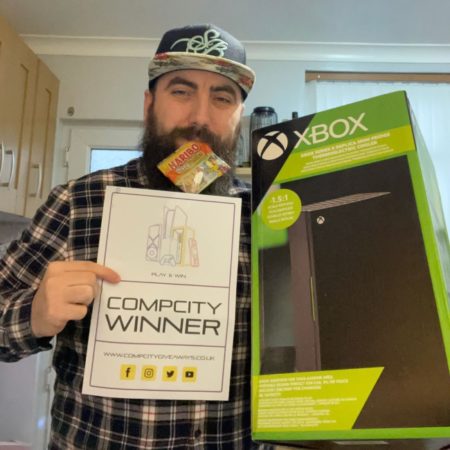 Tino Xbox Fridge Winner CompCity Giveaways