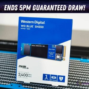  Win this Awesome WD Blue SN550 1TB NVMe SSD!