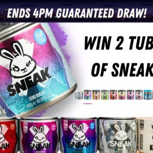 Win YOUR Choice of 2 x Sneak Energy Tubs!