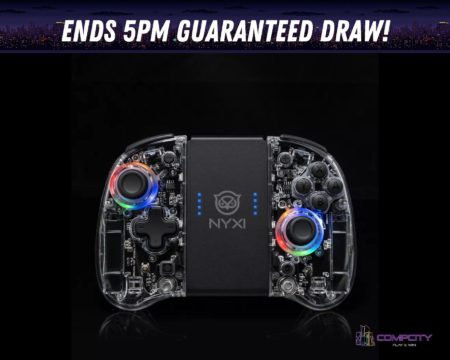 Win this NYXI Wireless Joy-con with 8 Colors LED For Switch/Switch OLED!