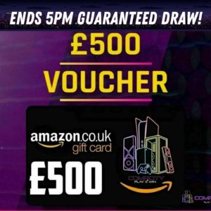  Win a £500 Amazon Gift Voucher!