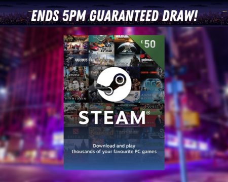 Win a £50 Steam Gift Card!