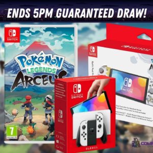 Win this Epic Nintendo Switch OLED + Pokemon Arceus Bundle!