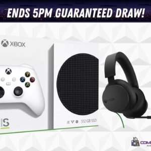 Win this Awesome Xbox Series S + Official XBOX wired Stereo Headset!