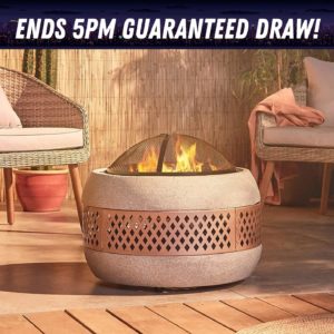 Win this awesome Patio FIRE PIT!