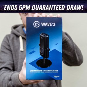 Win this Elgato Wave:3 - Premium USB Condenser Microphone!