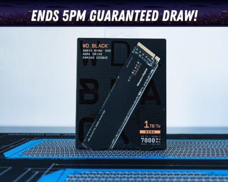  Win this SUPER Fast WD BLACK SN850 NVMe 1TB!