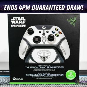Win this Awesome THE MANDALORIAN BESKA™ EDITION RAZER WIRELESS CONTROLLER & QUICK CHARGING STAND FOR XBOX & PC!