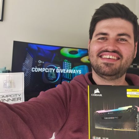 Lewis Sillivan Shaw Corsair 16GB RGB Pro Ram CompCity Giveaways