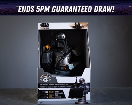 Win this awesome Cable Guys - Star Wars The Mandalorian Controller and Phone holder!