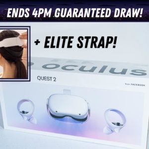 Win this awesome Oculus Quest 2 - 128GB + Elite Strap for as little as 50 pence!