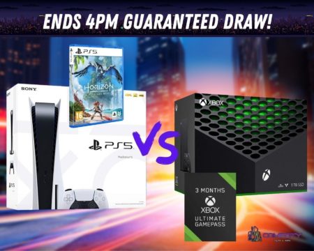 Win a PS5 Disc Edition & Horizon Forbidden West or a XBOX Series X with 3 Months Gamepass Ultimate! You Choose!