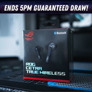 Win these ROG Cetra True Wireless Gaming Earbuds!