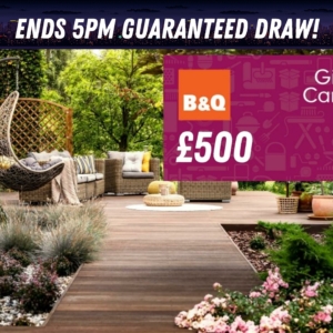 Win £500 to spend at B&Q / DIY.COM!