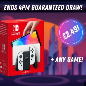 Win this EPIC Nintendo Switch OLED in white & whatever game you fancy!