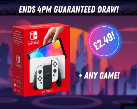 Win this EPIC Nintendo Switch OLED in white & whatever game you fancy!