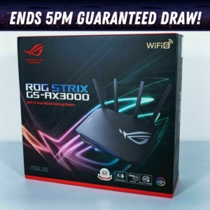 Win this Epic ASUS GS-AX3000 DUAL-BAND Gaming Router!