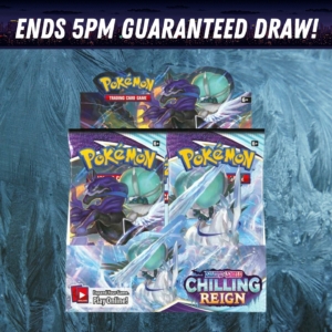 Win this Pokemon TCG Sword & Shield Chilling Reign Booster Box!