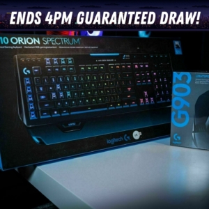 Win this awesome Logitech G910 Orion Spectrum Keyboard & G903 Light Speed Mouse Bundle!