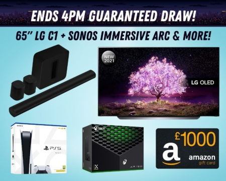 Win this HOME CINEMA & GAMING BUNDLE + 23 INSTANT LOOTS!