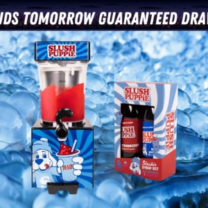 Win this Awesome Slush Puppie Machine + The Blue Raspberry and Strawberry Syrups!