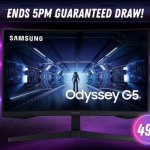 Win this SAMSUNG ODYSSEY G5 1440P 144HZ MONITOR!