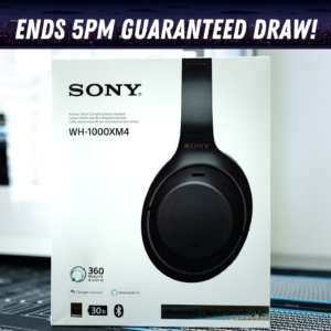 Win Sony WH-1000XM4 Noise Cancelling Wireless Headphones!