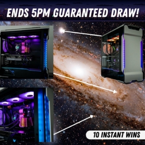 Win ANDROMEDA - A 5950X RTX 3090 TI GAMING PC Theres an incredible 10 instant wins available too so you can win before the pc draw!