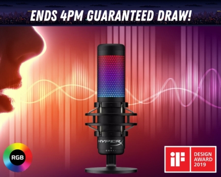  Win this Awesome HyperX QuadCast S Condenser Mic!