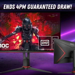 Win this Epic 144hz QHD (144op) 27" Monitor from AOC!