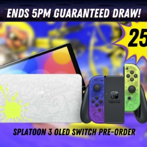 Win this Epic SWITCH OLED MODEL SPLATOON 3 EDITION!