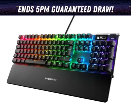Win a SteelSeries Apex Pro - Mechanical Keyboard!