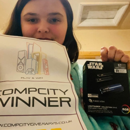EMILY WRIGHT 1TB Seagate FireCuda Lightsaber Legends Special Edition SSD CompCity Giveaways