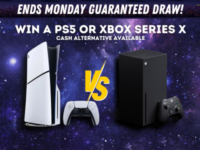 Win a Playstation 5 Disc Edition Slim or an XBOX Series X!