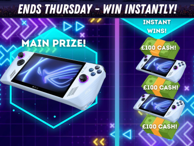 Win a ROG Ally + 5 Instant Wins!